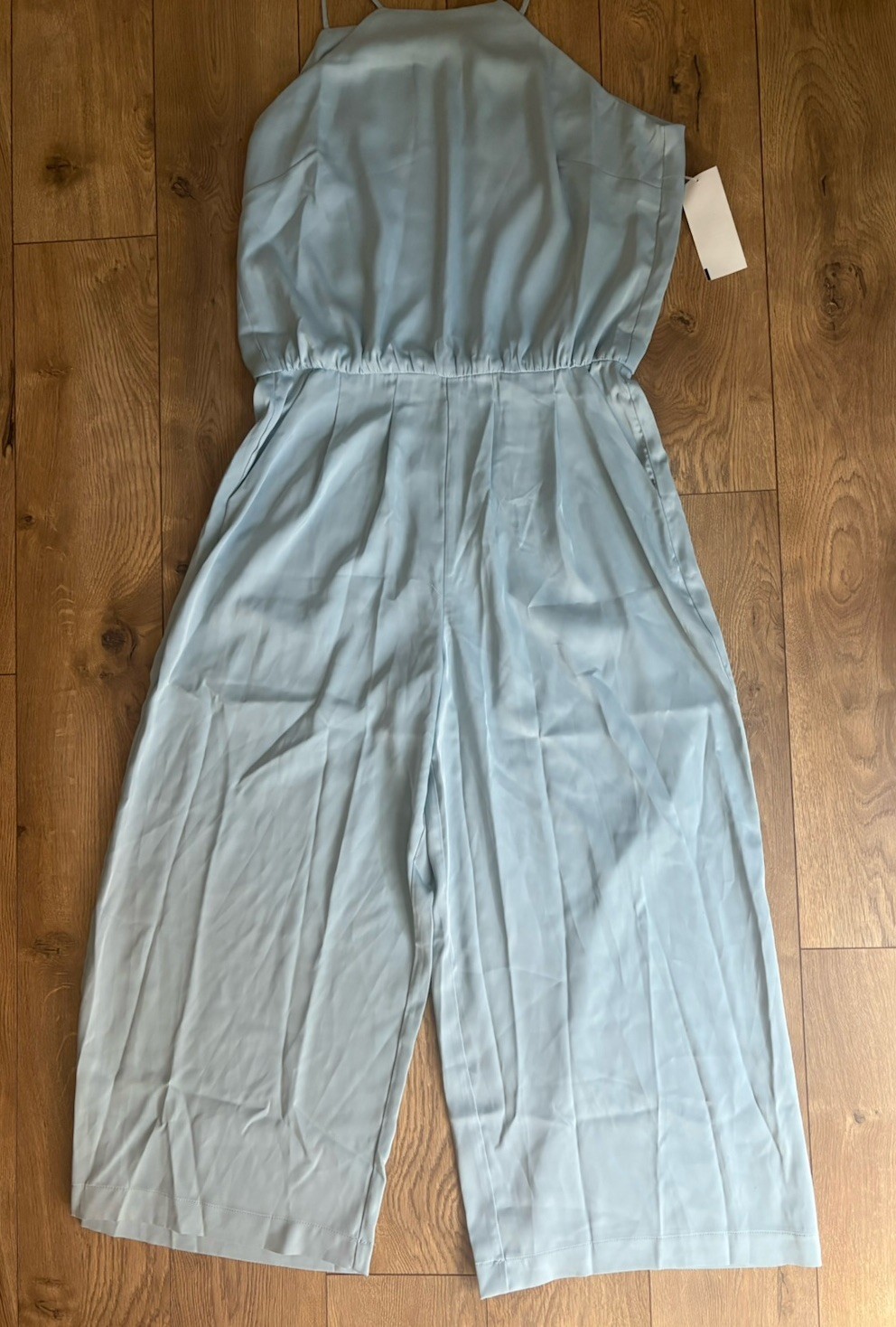 Deluc Laubser Light Blue 100% Polyester Jumpsuit Size M