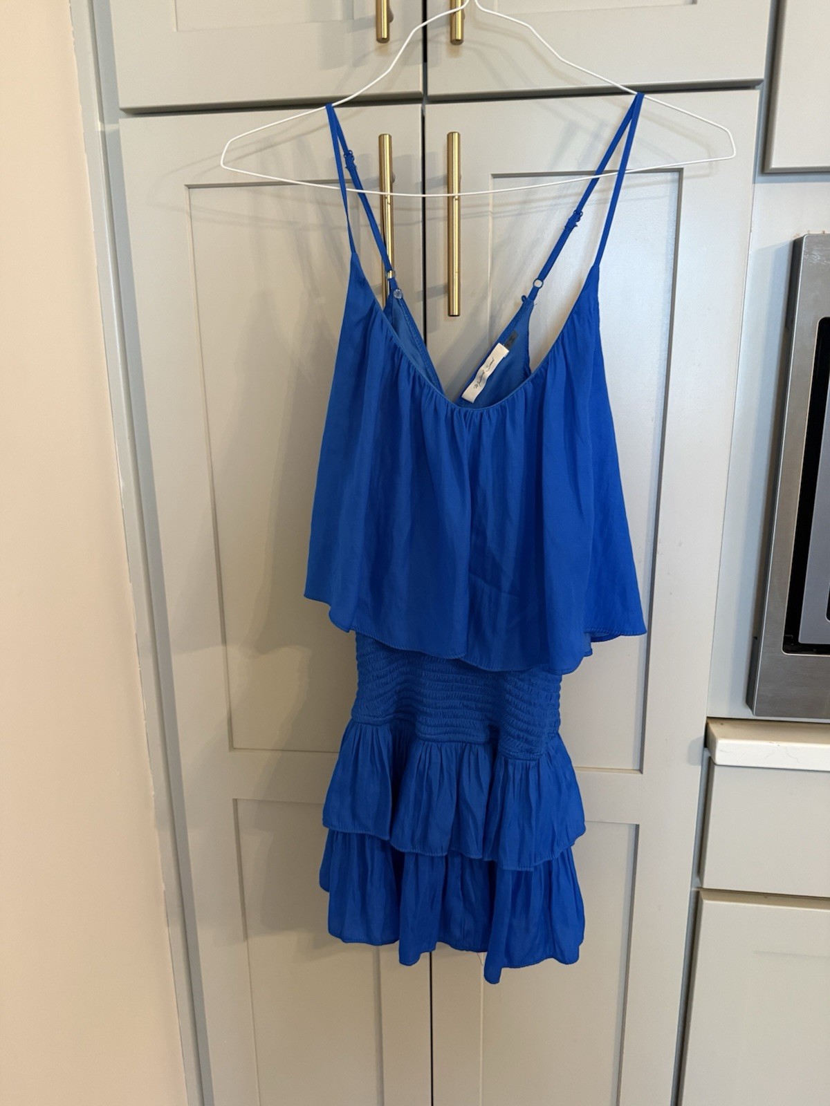 Mustard Seed Women’s Blue Romper Skirt/Shorts Small
