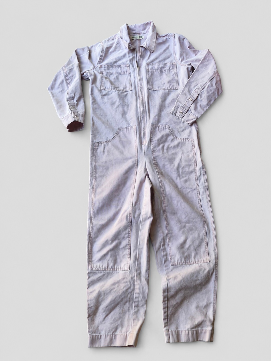 Madewell x Dickies Colab Coverall Jumpsuit Womens Large Light Pink Utility