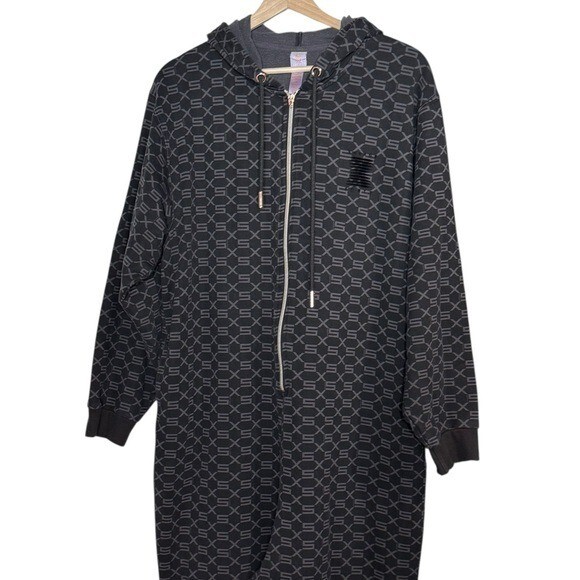 Savage Fenty Forever Savage Hoodie Jumpsuit Size XL Gray Loungewear Athleisure