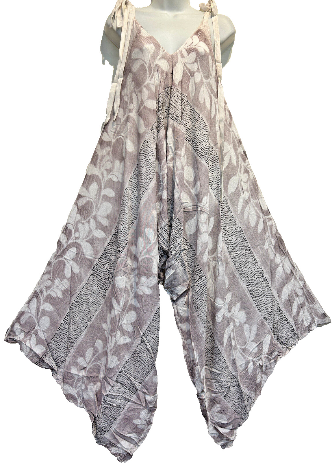 SACRED THREADS hippie boho ROMPER JUMPSUIT OVERALLS JUMPER O/S fits S/M/L/XL/1X