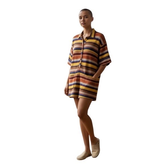NWOT Petal Dew Colorful V- Neckline Women’s Romper Size Large