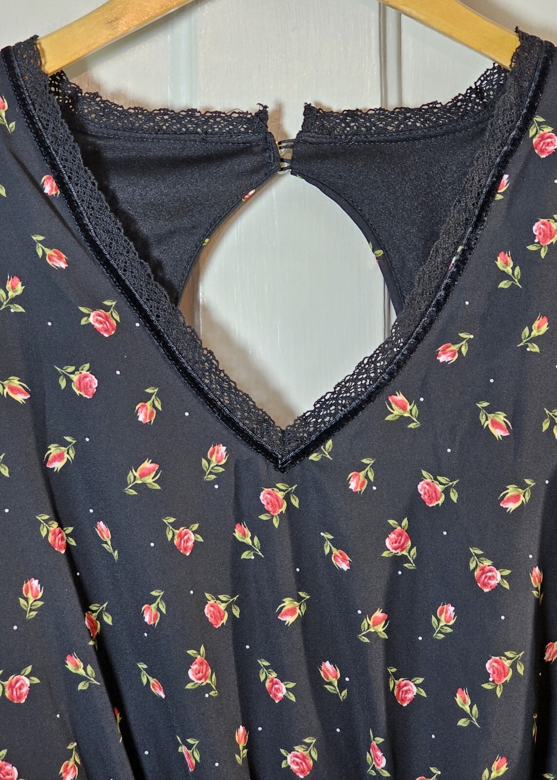Disney Princess Romper Junior Size L Black Roses Belle Beauty Beast Cottagecore