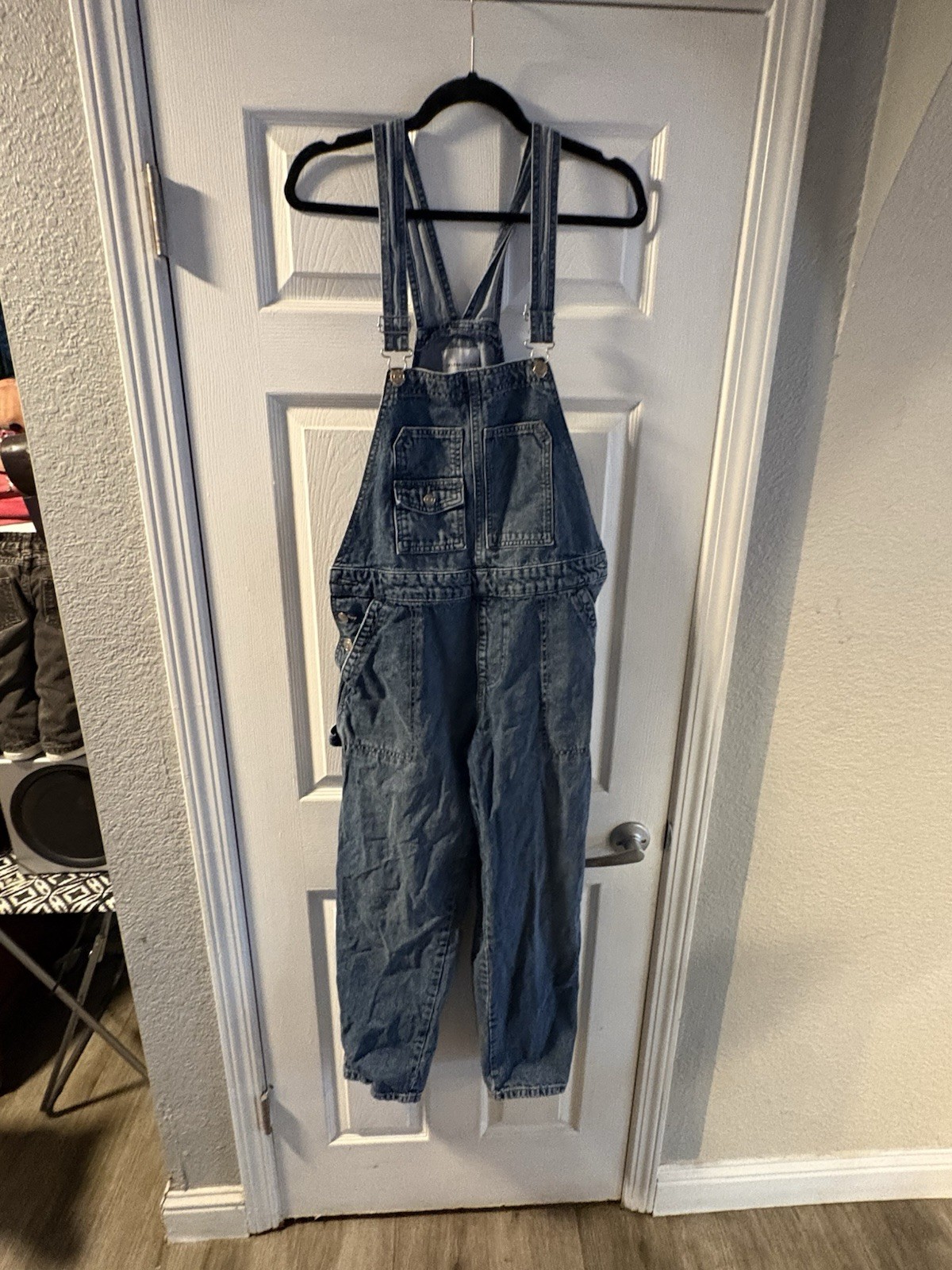 Celebrity Pink Women’s Denim Jeans Overalls Pants Distressed Blue Y2K Size S
