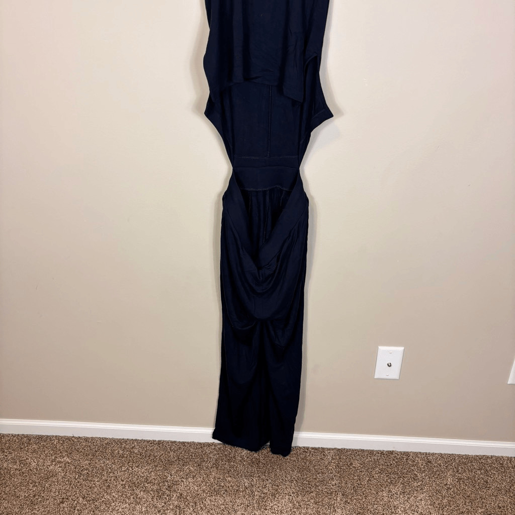Cabi Navy Blue Summer Sleeveless Jumpsuit Style# 5954 Size XS