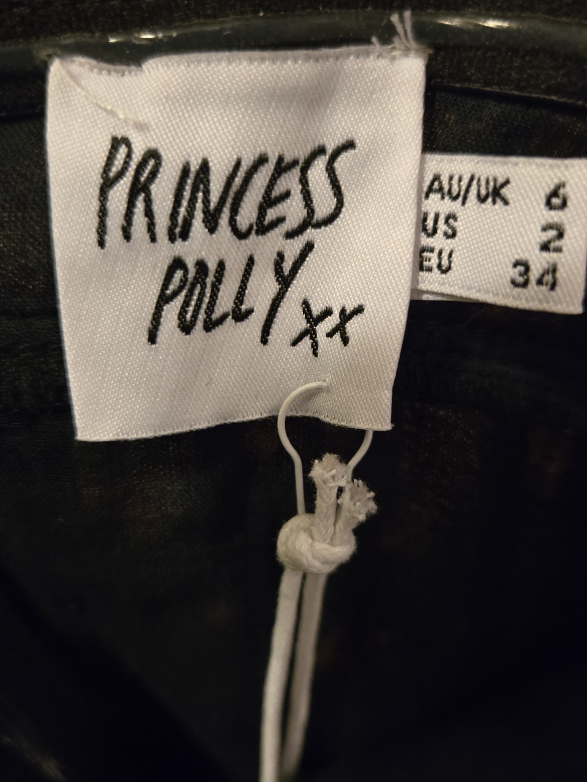 Princess Polly Nwt Flawed Womens Sz 2 Ruffle Shorts Romper Black Floral Pockets
