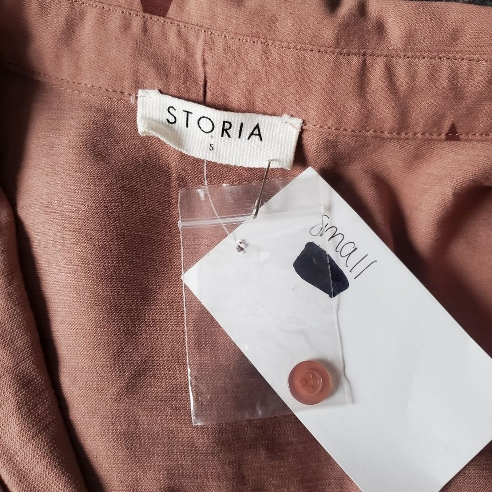 Storia Mauve Star Romper Size S Dusty Rose / Maroon