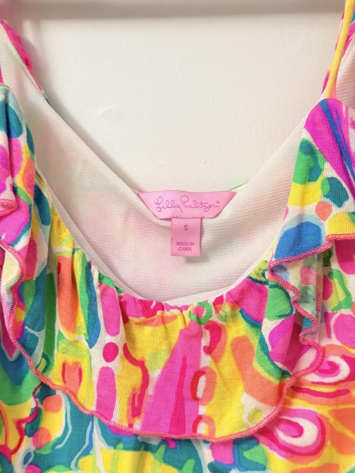 Lilly Pulitzer Cold Shoulder Fenella Romper Size Small Cruise Resort Vacation