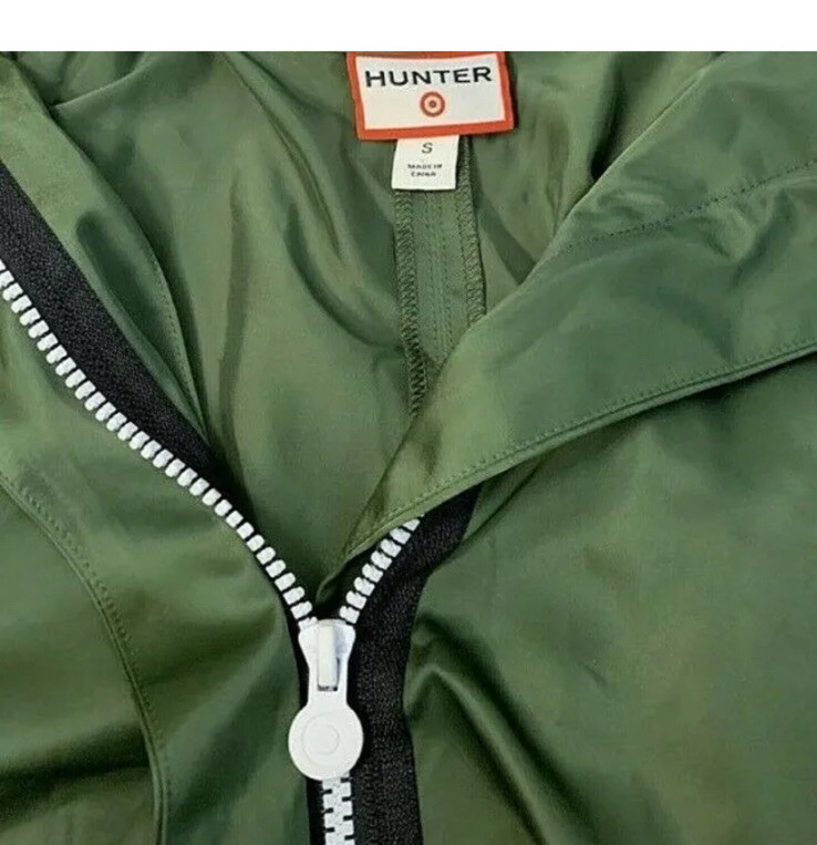 Hunter for Target Olive Green Long Sleeve Zip Up Romper Size Small