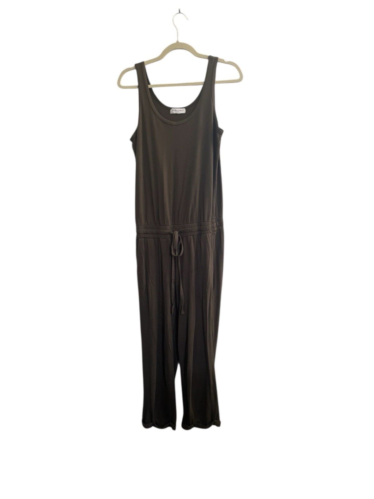 Michael Stars Theo Jumpsuit Women’s Small Dark Olive Green Tank Travel #4832