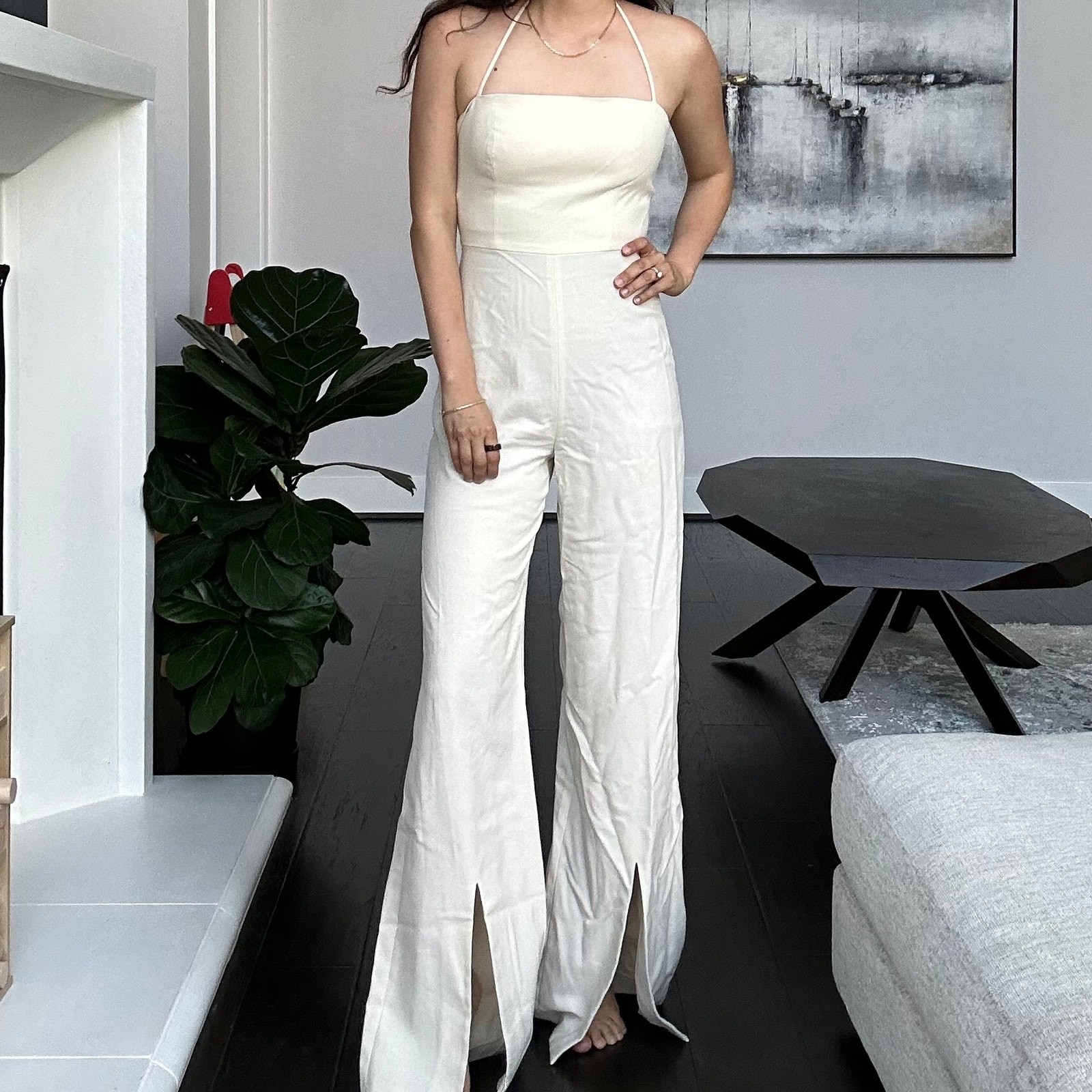 Alexis Rohani Halter Jumpsuit New Size Small