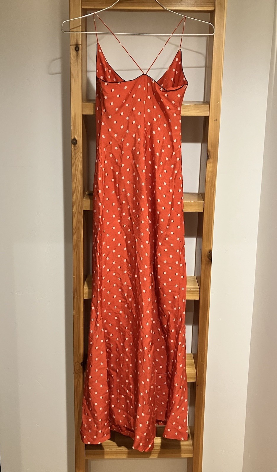 Alexis Holland Red Orange Women’s Jumpsuit XS Wide Leg Sleeveless