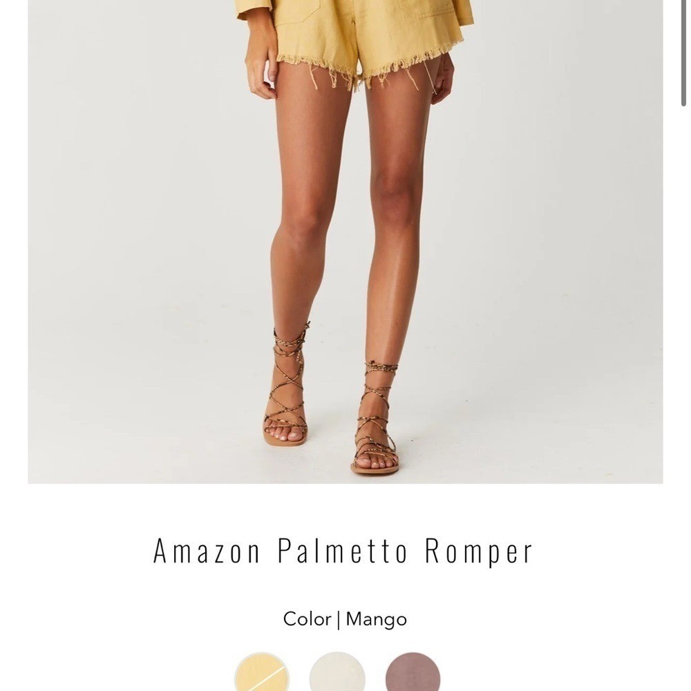 $176 Jen’s Pirates Booty Amazon Palmetto Romper (sold out in this color) M/L