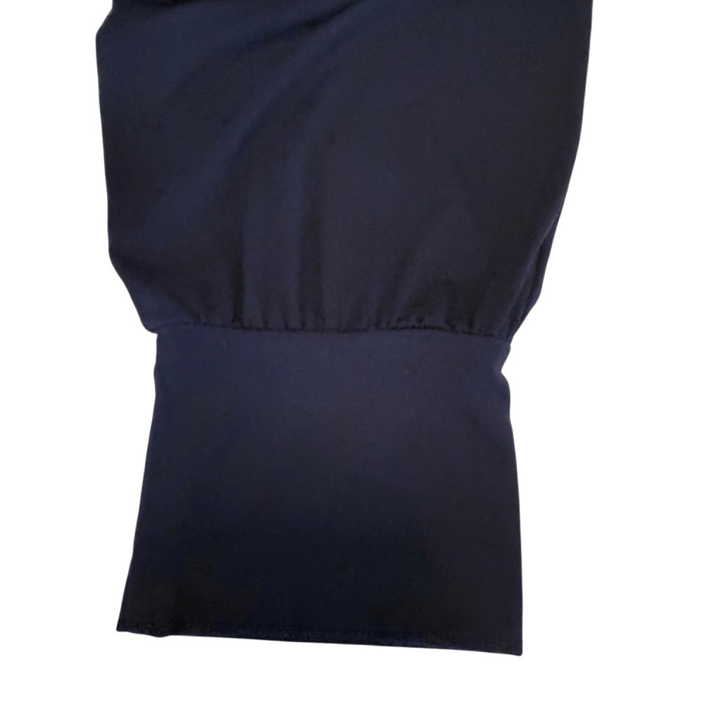 NEW Loveappella Navy Jersey Knit Short Sleeve Jogger Style Jumpsuit Sz M Casual