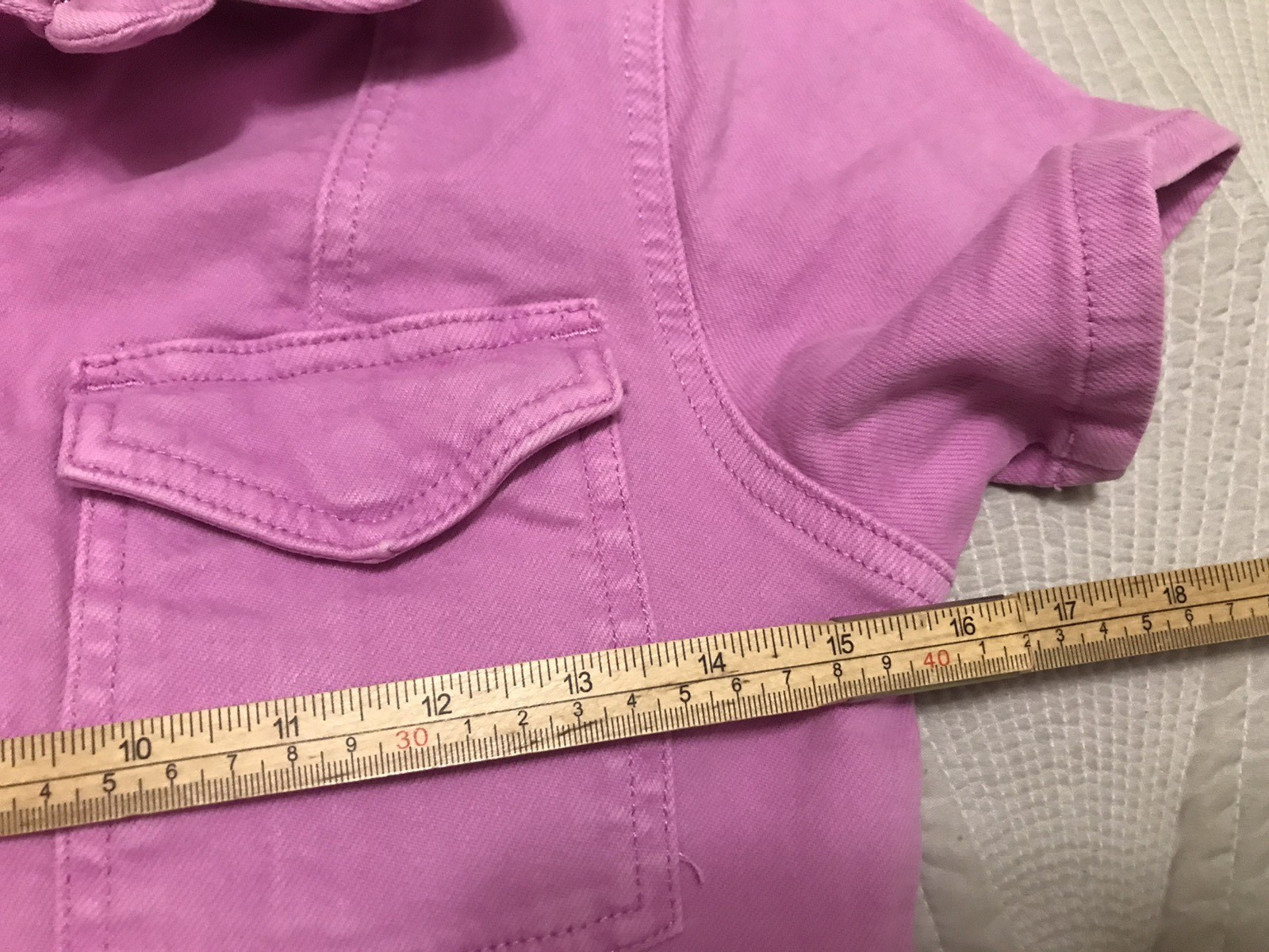 Good American Women Jumpsuit Size M Pink Denim Zip Pockets Collared Western