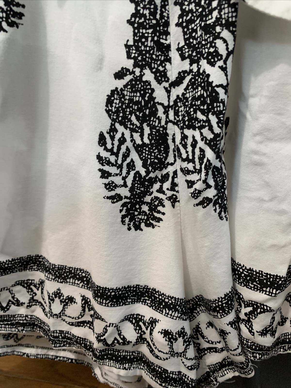 Romper Black And White pockets Clothing Shorts Summer Size M Loveriche