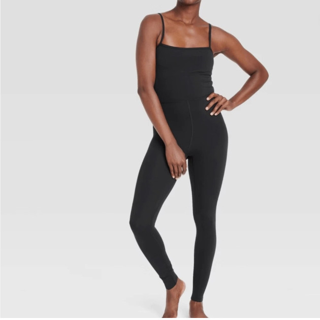 Women’s Everyday Soft Active Bodysuit Black-All in Motion Black Size X-Small NWT