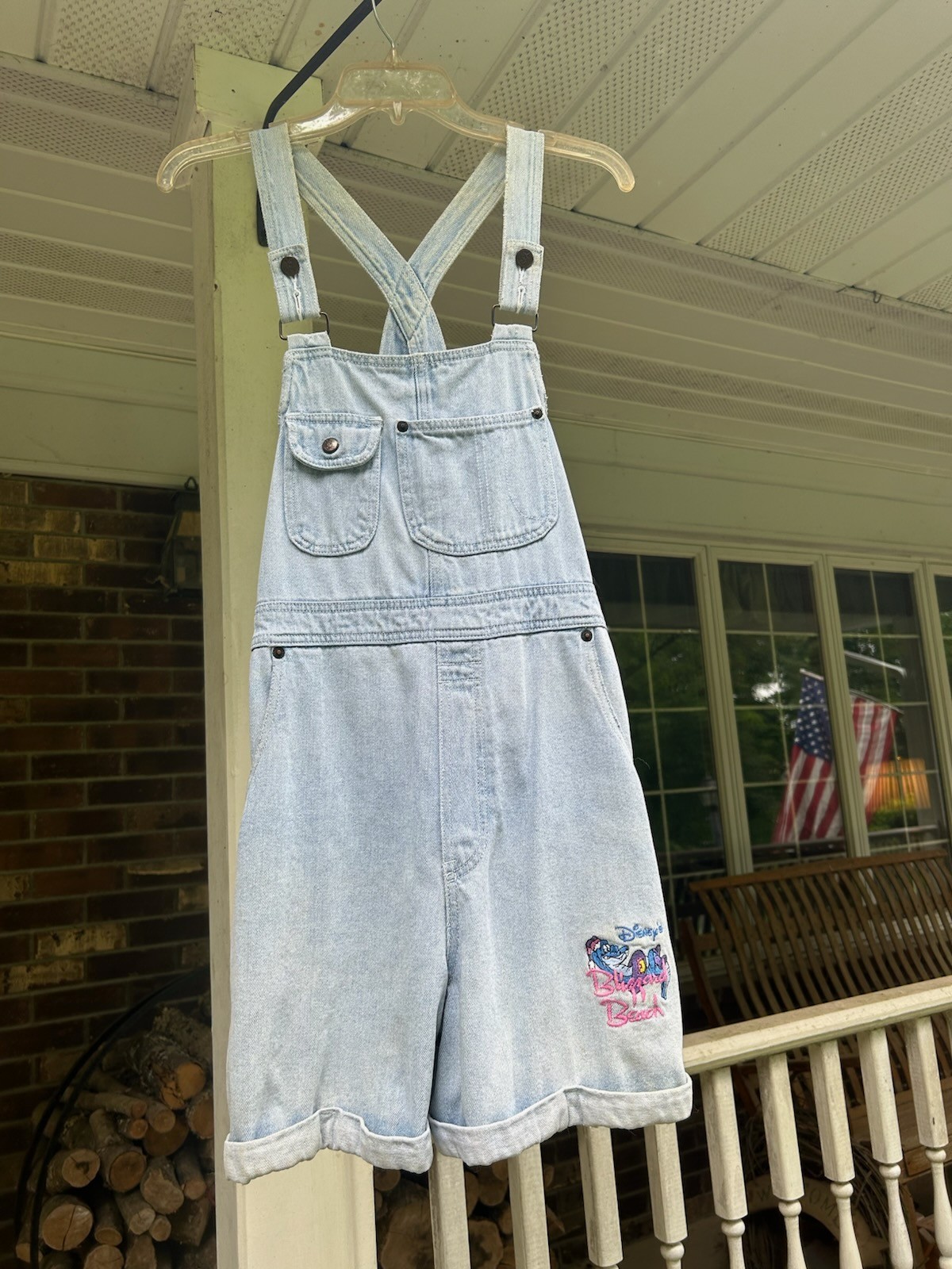 Women’s Denim Overalls From When Blizzard Beach Opened On April 1, 1995