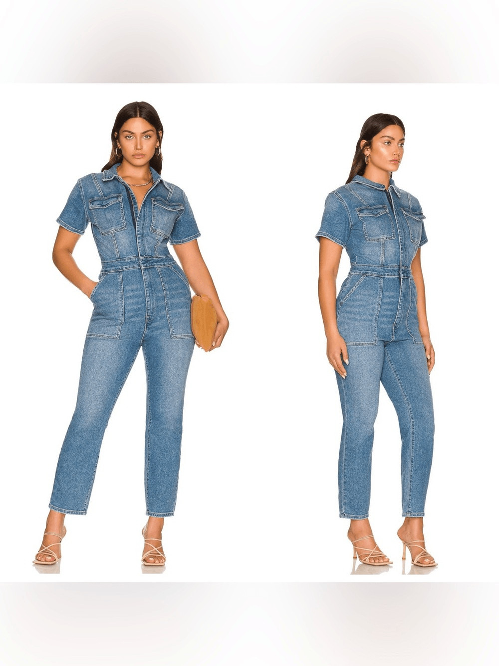 Good American Fit For Success Jumpsuit in Blue274 size 3 in GA (Large)