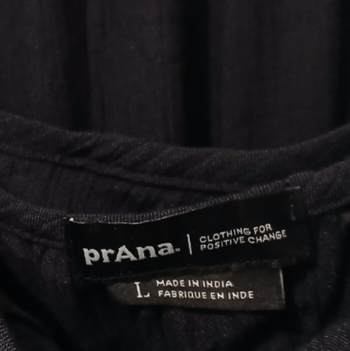 PRANA Fernie Wide Leg Jumpsuit Black Modal Womens Size Large NWT Sustainable