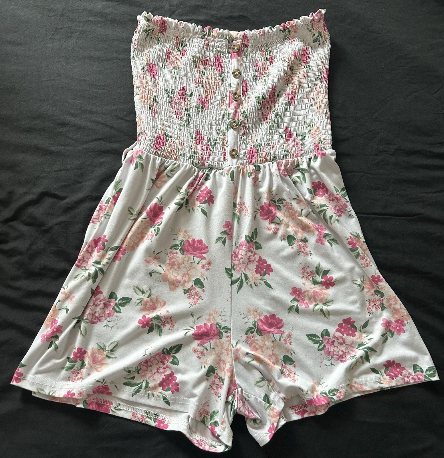 Strapless Floral Romper – SIZE XL
