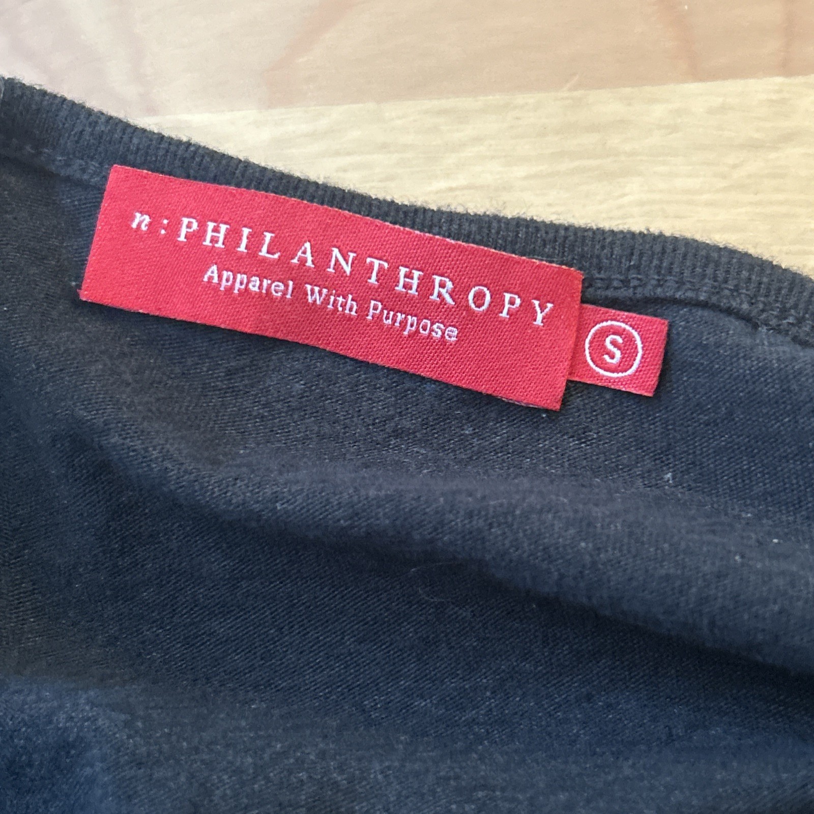 Philanthropy Cotton Rayon Sleeveless Waist Tie Wide Leg Crop Jumpsuit Black S