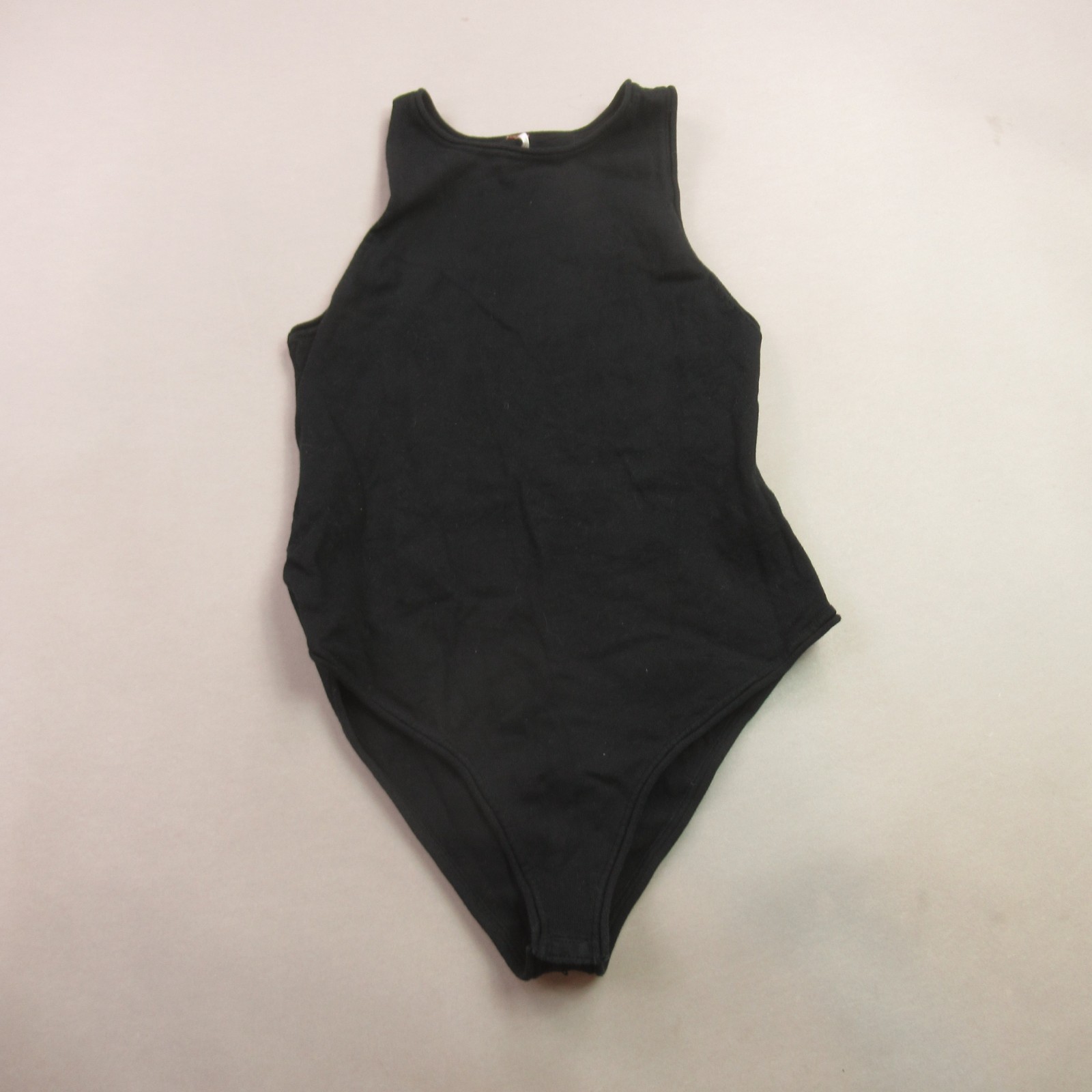 Free People One Piece Womens Medium Once Piece Black Crew Neck Lightweight