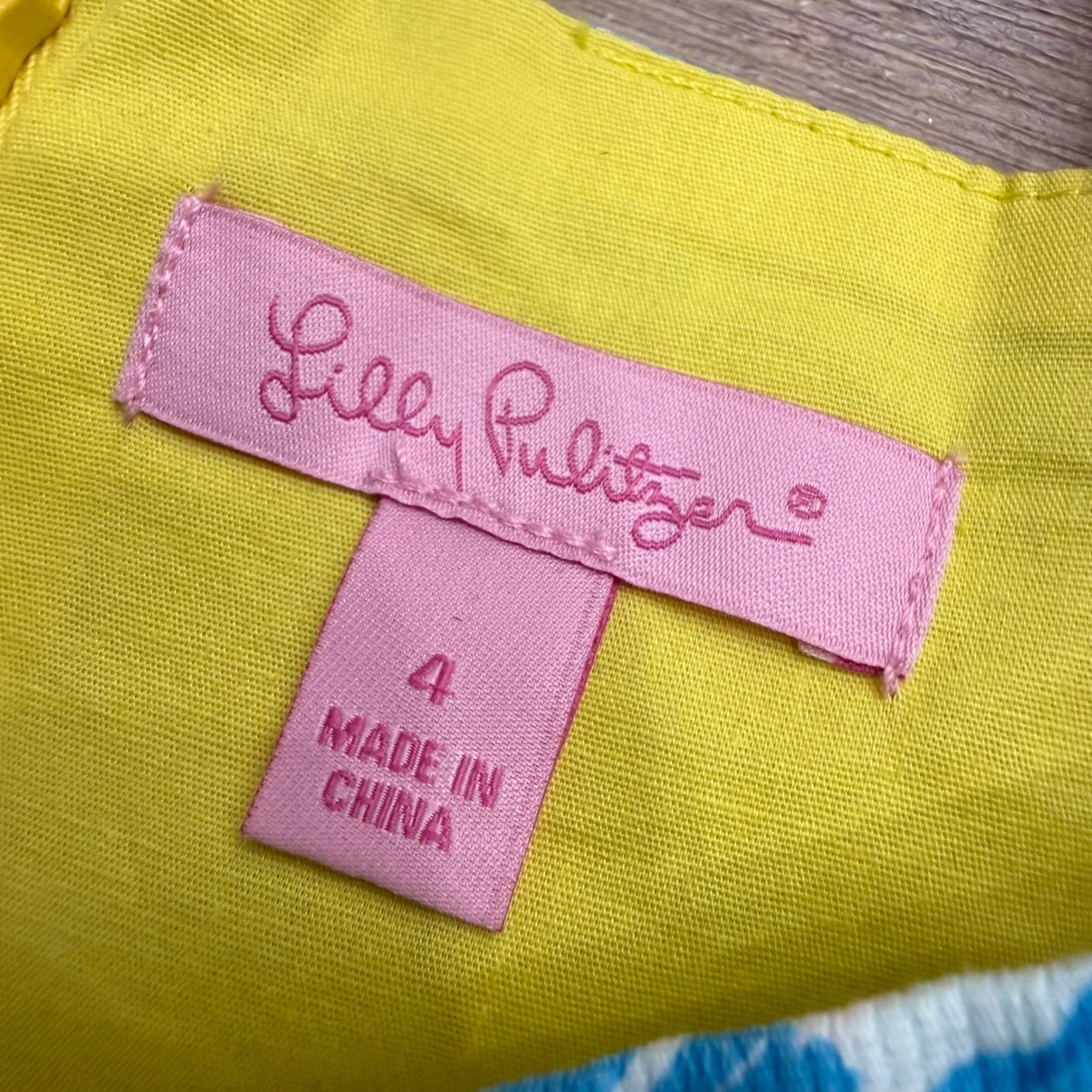 Lilly Pulitzer Jesse Romper 4 In The Sun Blue Sunflower Print Skort Dress Trim