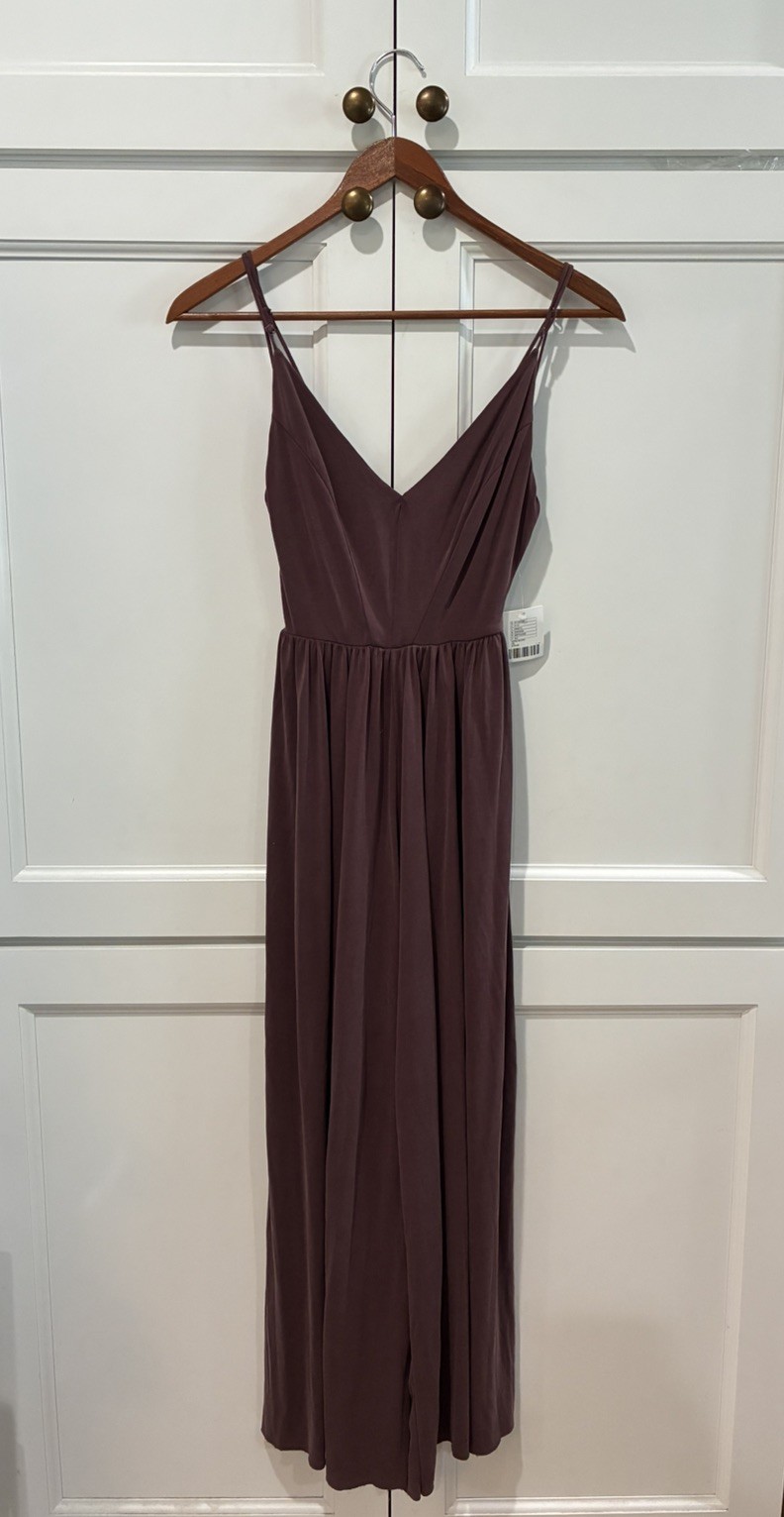 Urban Outfitters Silence + Noise Wide Leg Molly Cupro Culotte Jumpsuit Sz XS