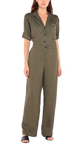 PS by Paul Smith Synthetic Jumpsuit, Olive, 42