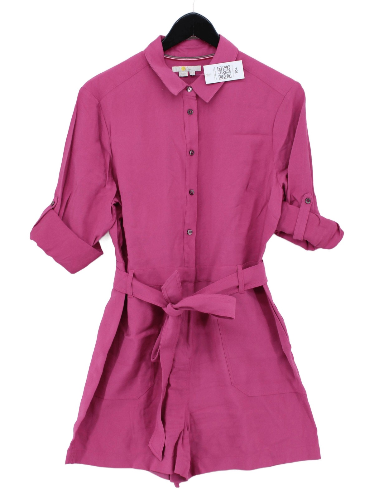 Boden Women’s Playsuit UK 12 Pink Viscose with Polyester Playsuit