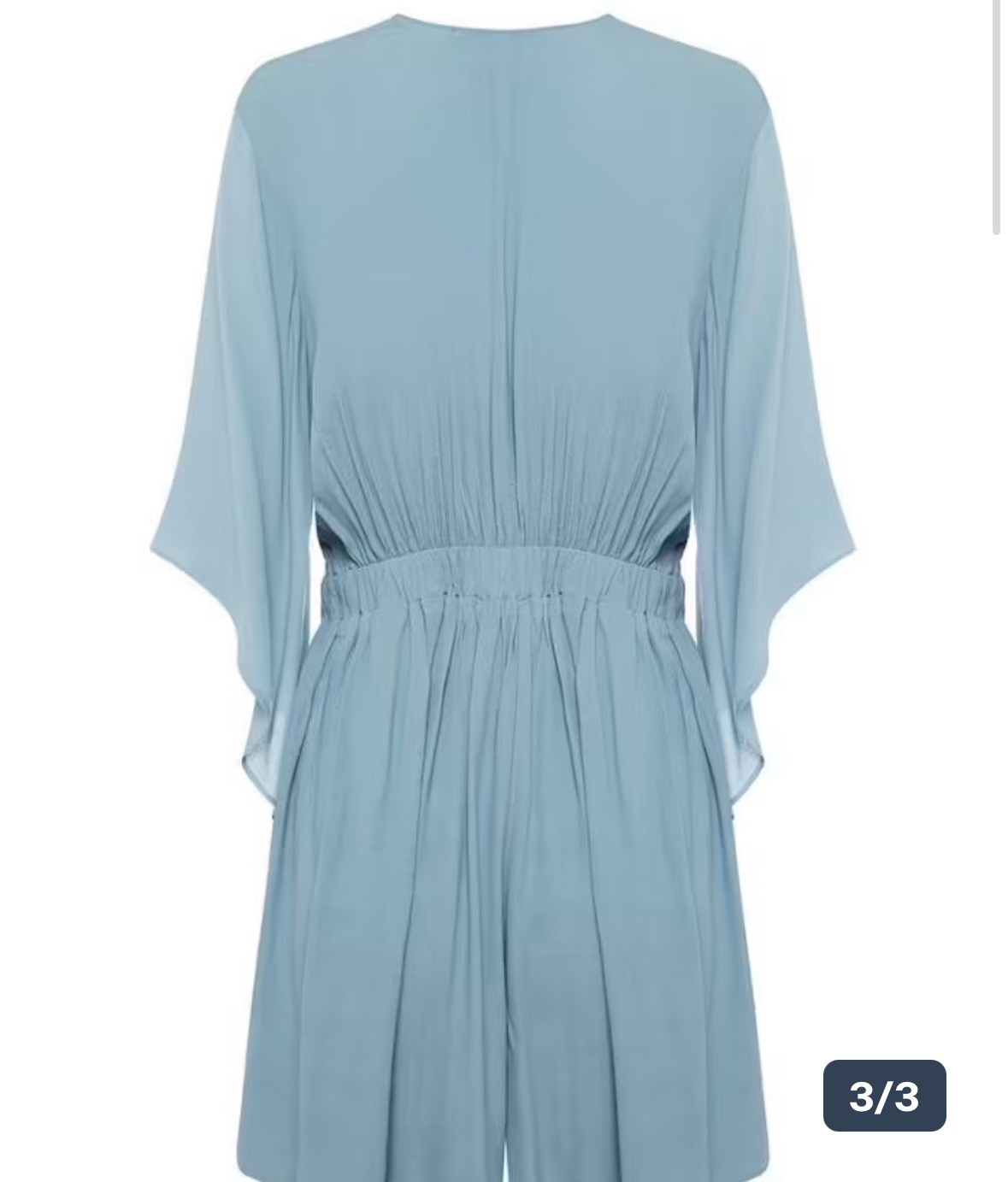 Sheike Romper Provincial Womens AU Size 12 Playsuit, US L, Wrap, Light Blue