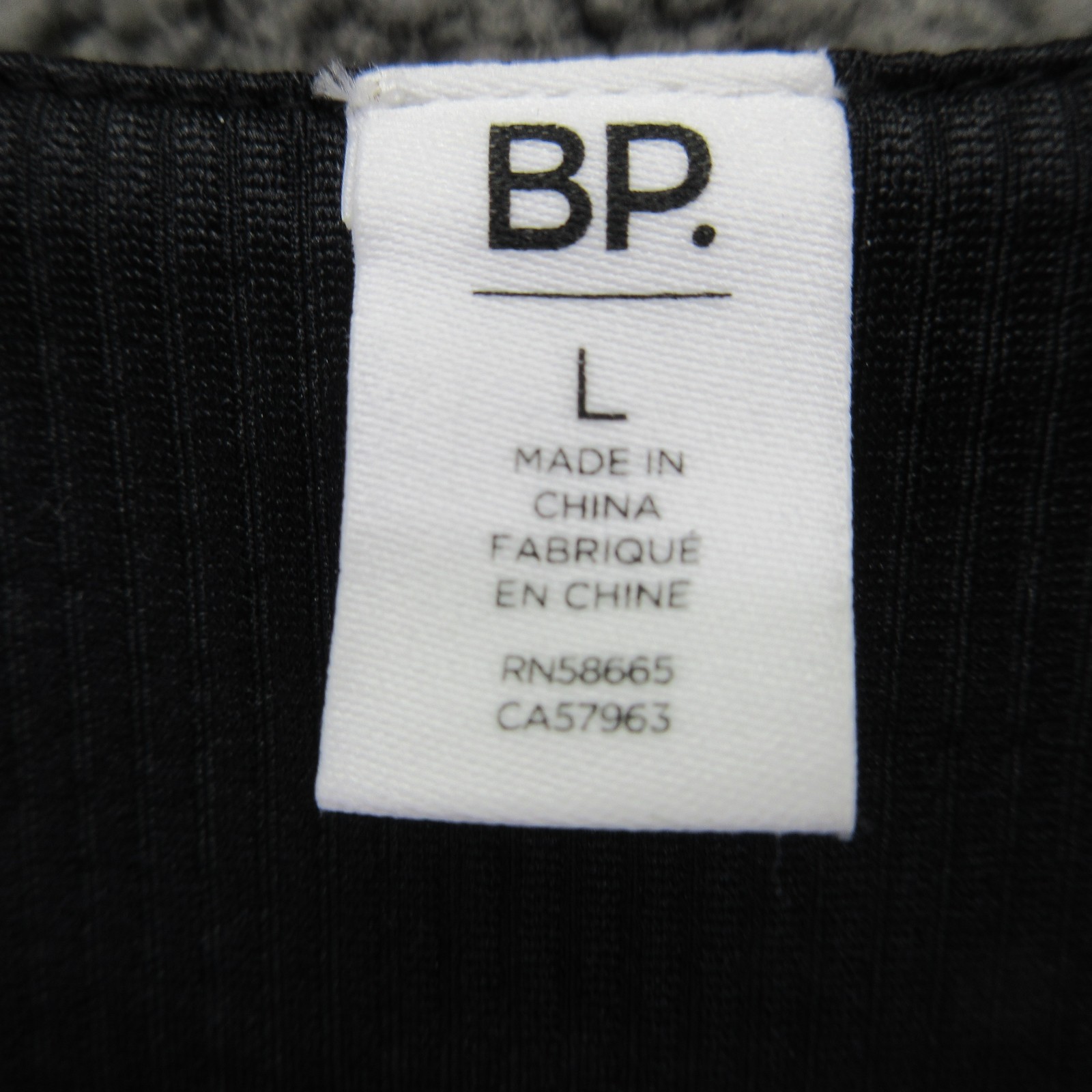 BP Bodysuit Womens Large Black Sleeveless Ribbed Stretch One Piece Nylon Spandex