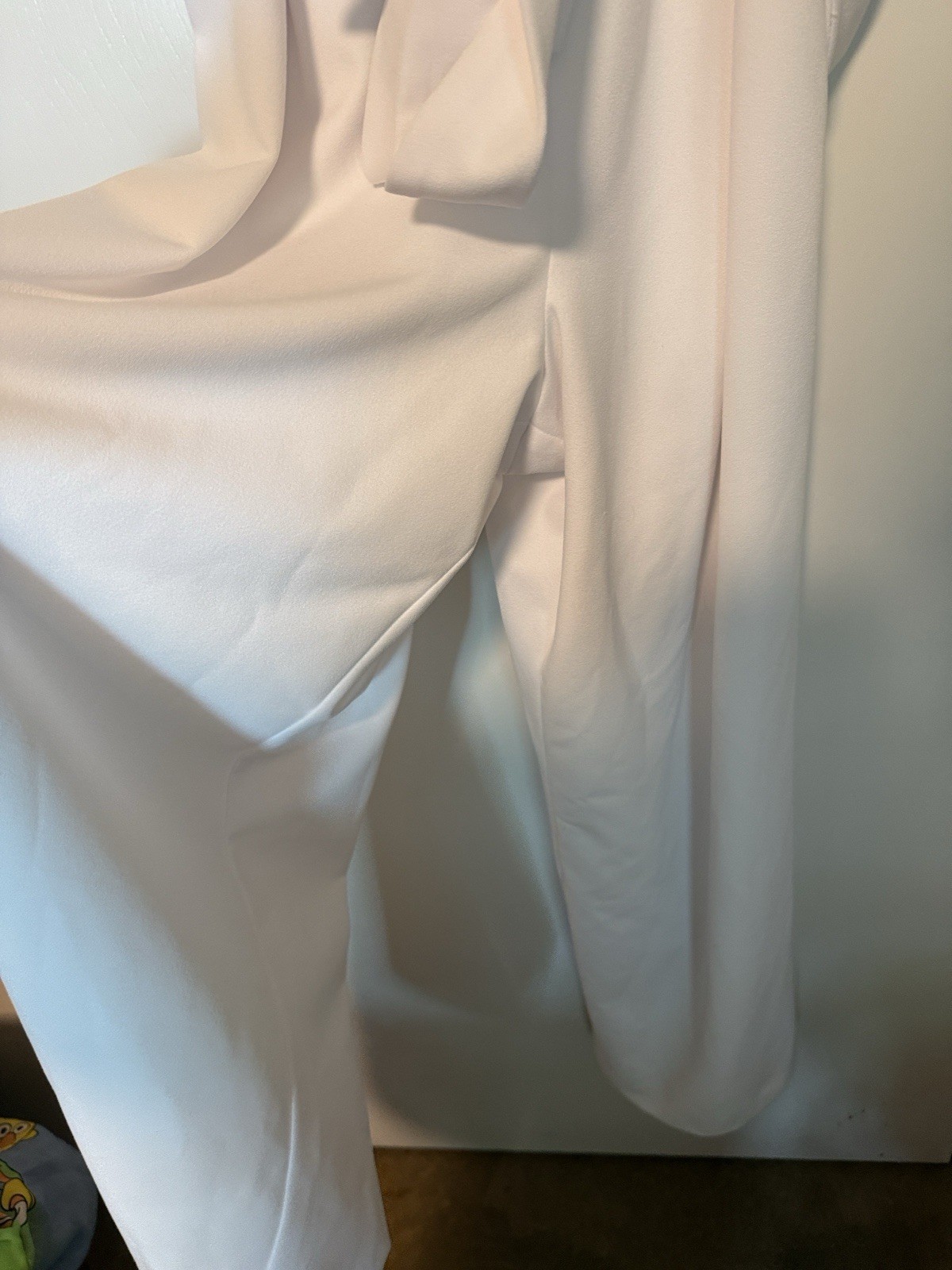 Preston & York Size 18 White Jumpsuit Women’s New with Tags 100% Polyester