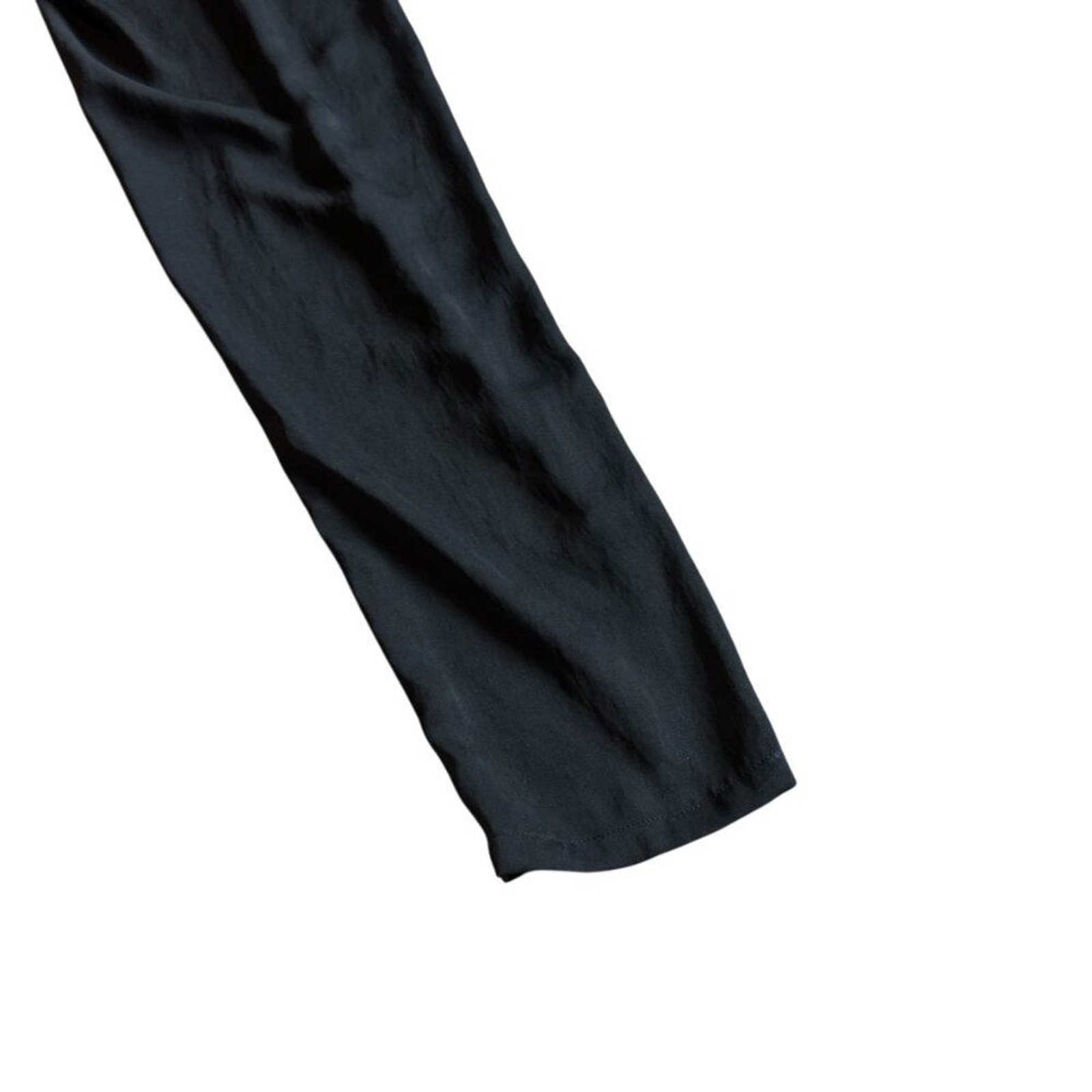Vince Black Long Sleeve Classic Jumpsuit Defined Waist Straight Leg Size 0 Women