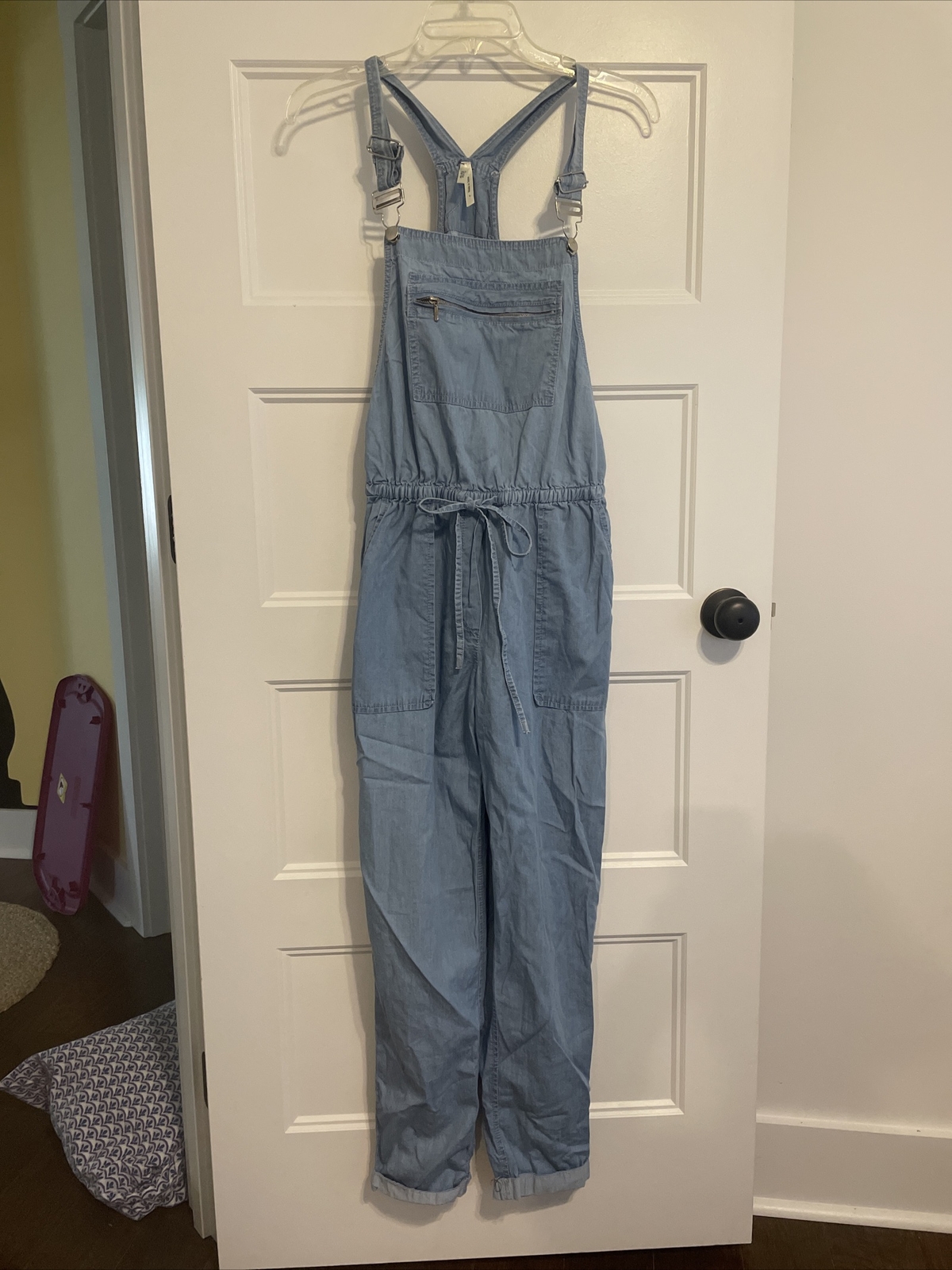 Truth NYC Blue overalls small