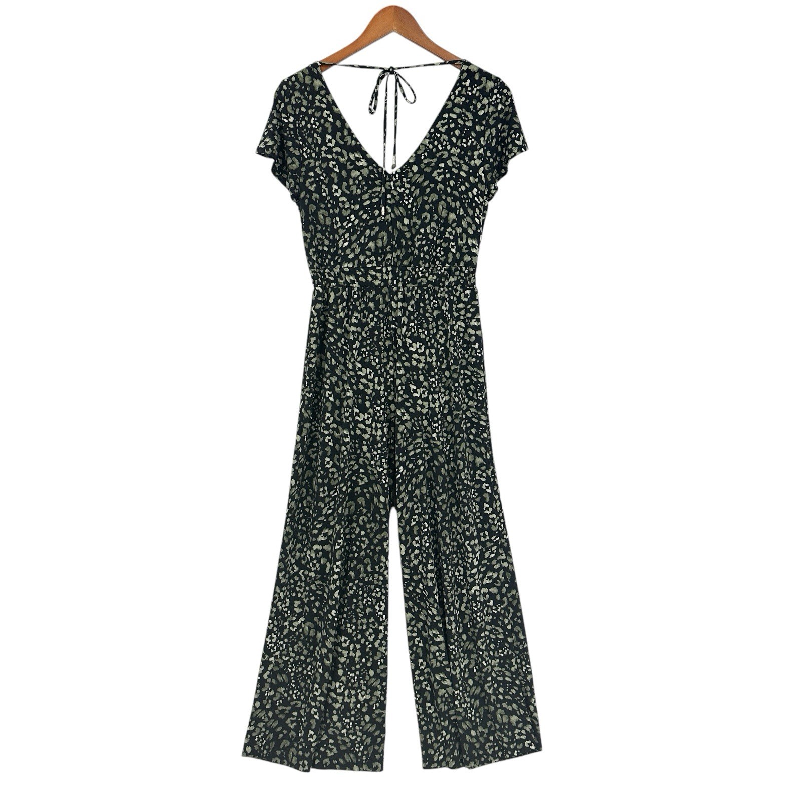 TOMMY BAHAMA Jumpsuit Wild One Womens XS Wide Leg Stretch Jersey U094