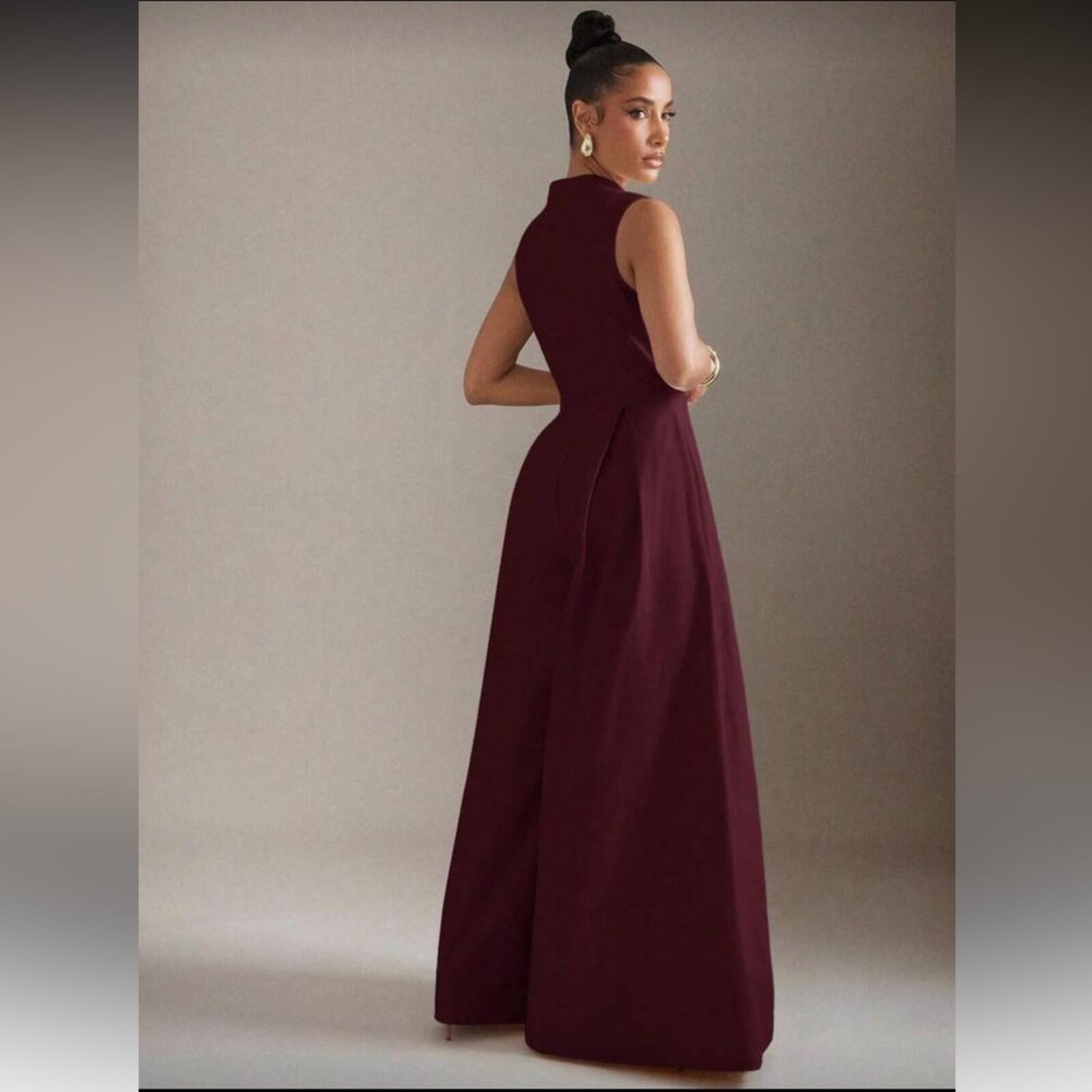 NEW – Elegant Burgundy Jumpsuit, Size L