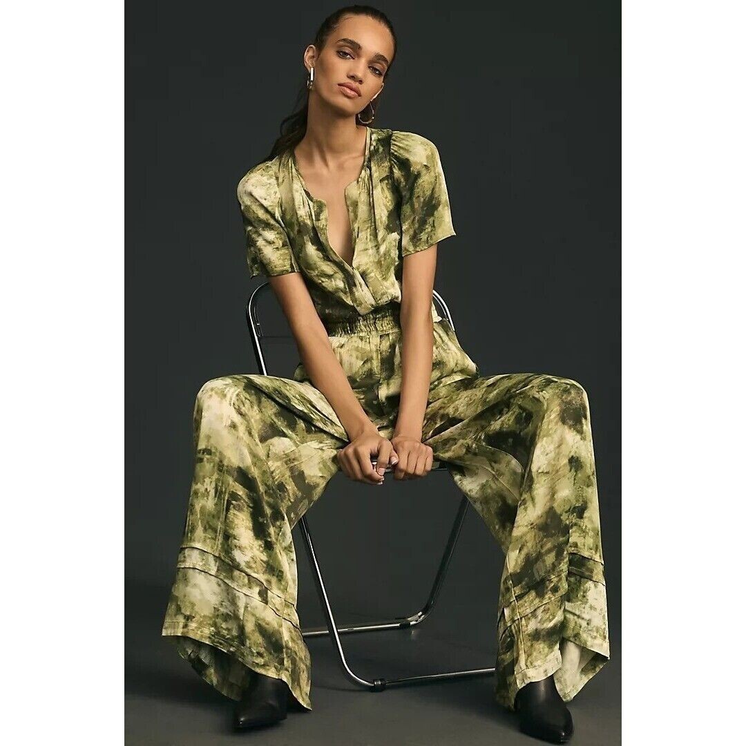 Anthropologie Somerset Jumpsuit Sz XS Tall