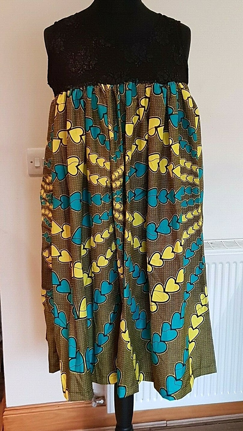 Ladies Women fashion African Print women clothes wax ankara fabric Outfit dress