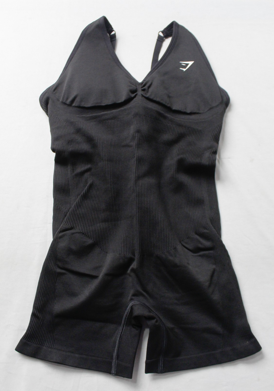 Gymshark Women’s Lift Seamless Strappy Cutout All In One ZG3 Black Small NWT