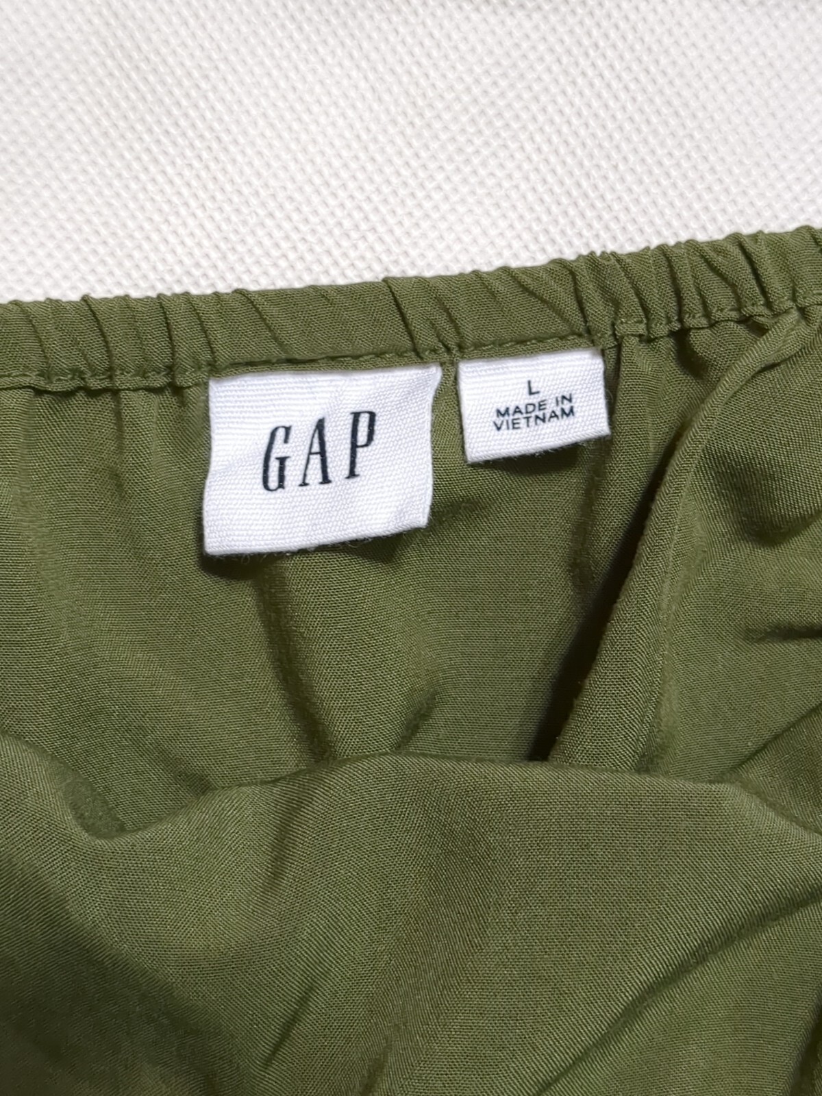 Gap Women’s Green Jumpsuit Wide Leg Adjustable Straps Pockets Size Large