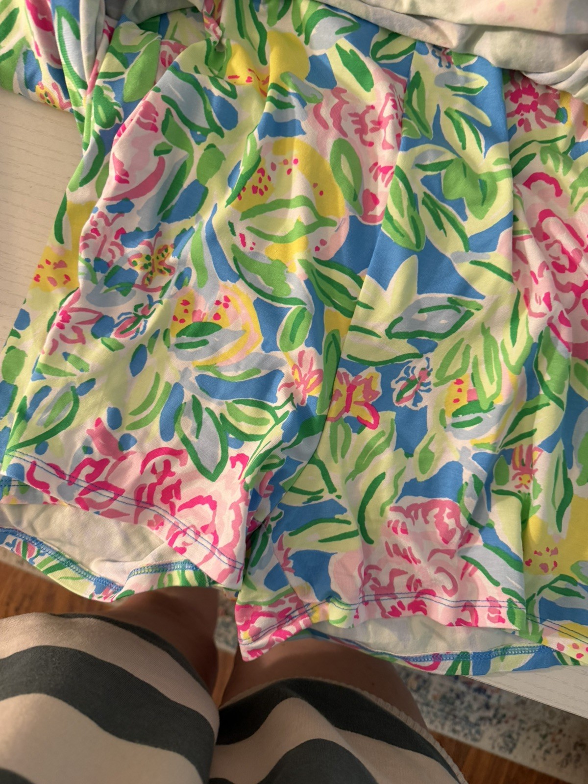 Lilly Pulitzer Bryson Skirted Romper Color Multi Grove Garden Size M