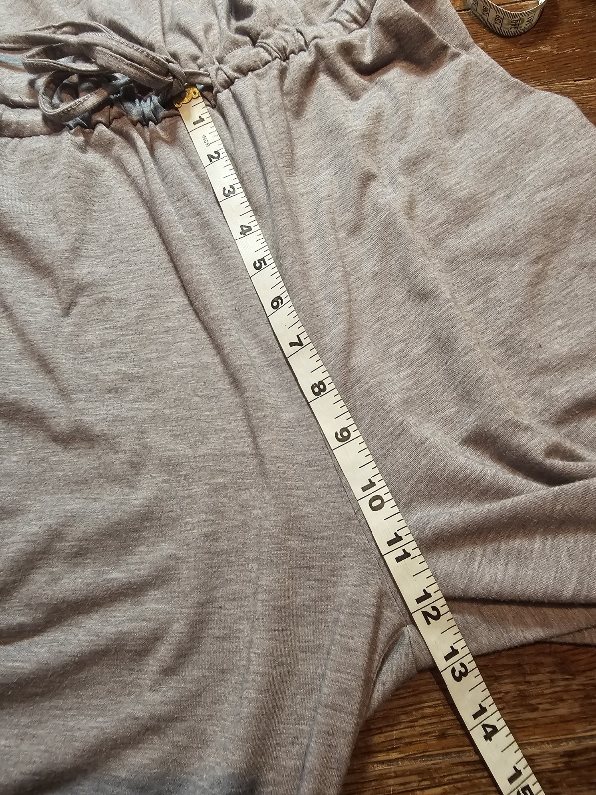 Women’s Gray Casual Sleeveless Tank Jumpsuit With Tapered Leg Ankle Size Small