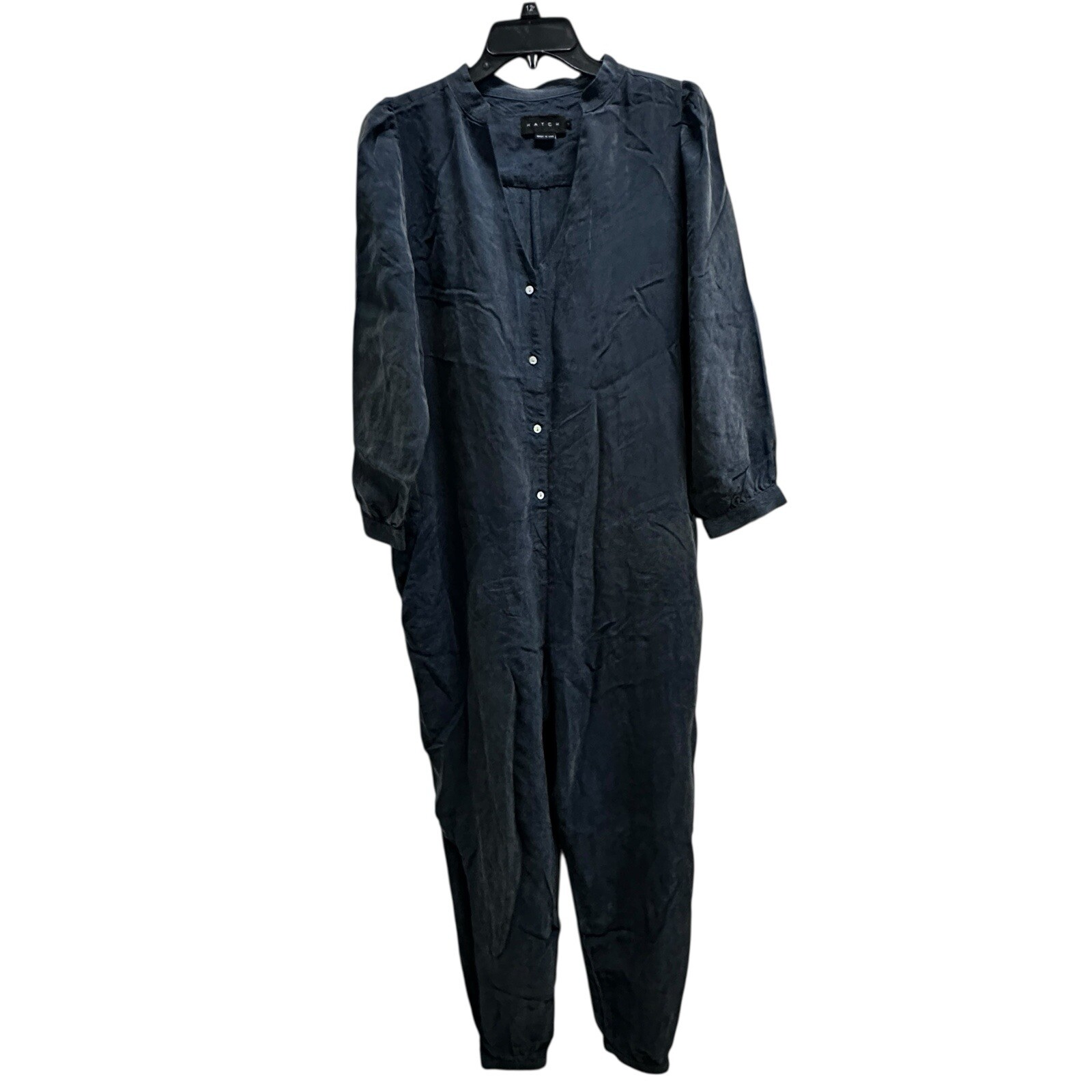 Hatch Maternity Womens Jumpsuit Very Soft 100% Cupro Joggers Black Size 1 (2-4)