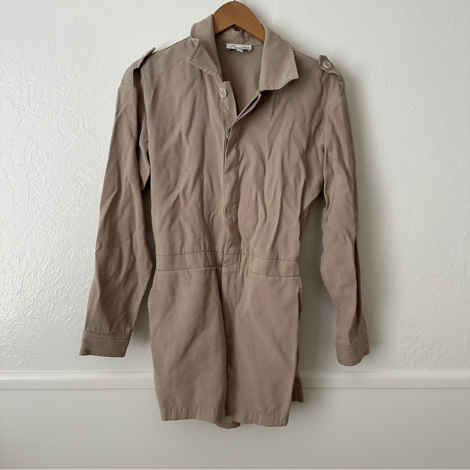 L’academie Dylan Tan Romper XS