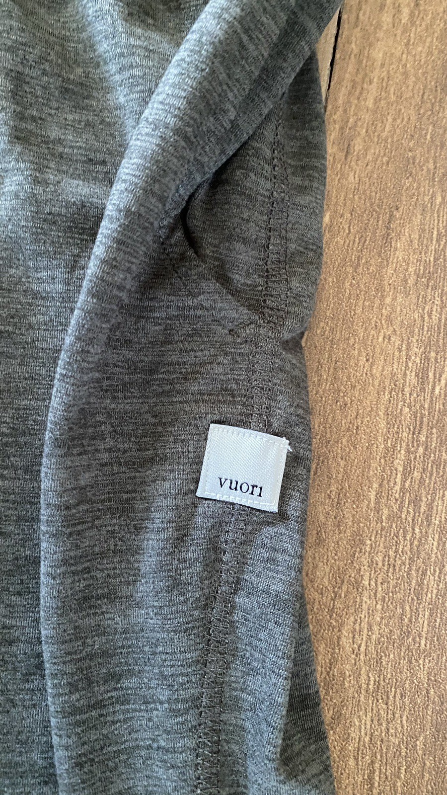 Vuori All Day Jumpsuit Womens Size Medium Green Heather Stretch One-Piece Jogger