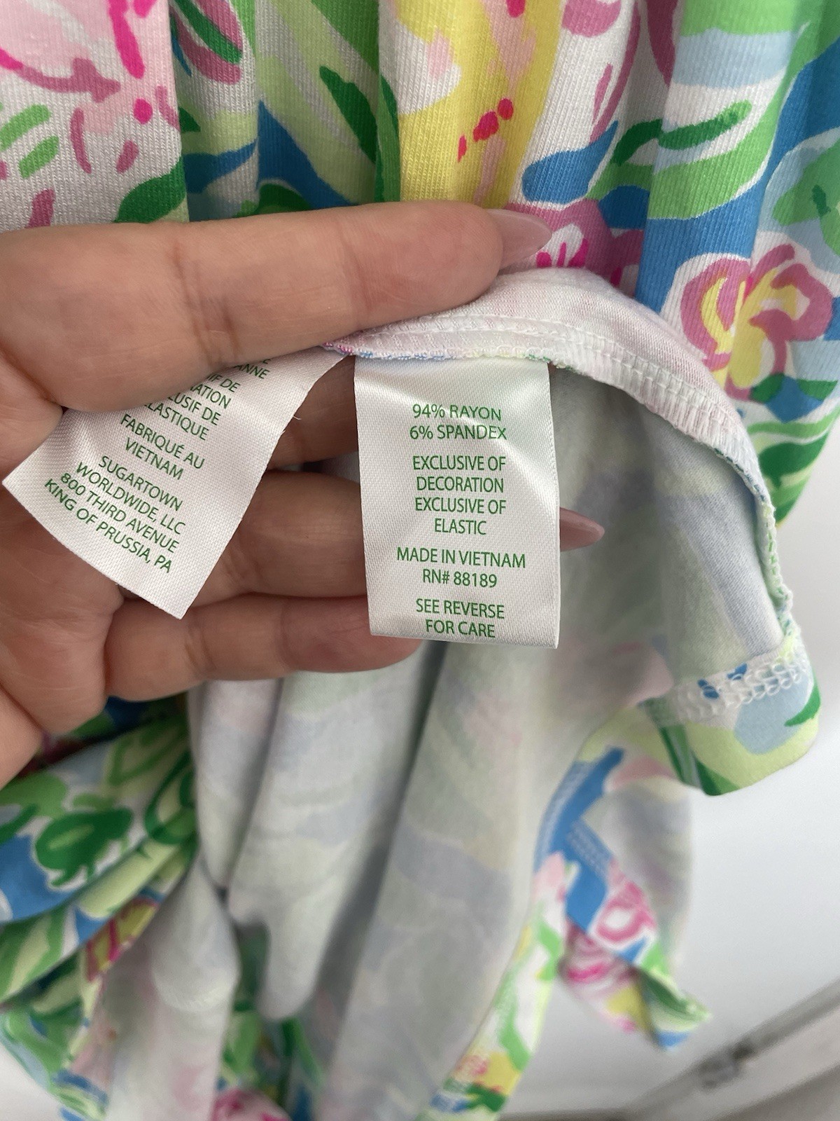 Lilly Pulitzer Shirelle Skirted Romper Multi Grove Garden size Small $178 NWT