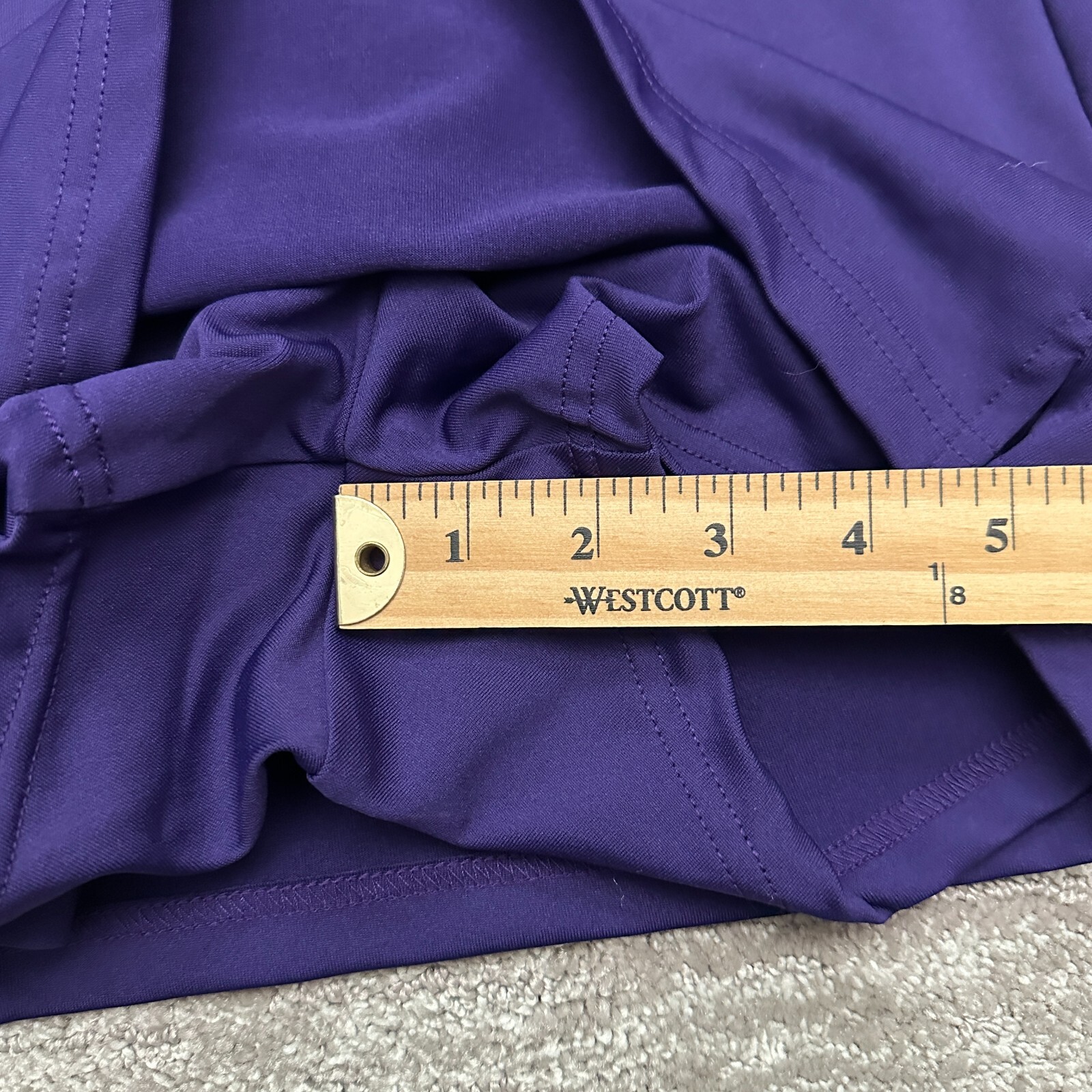 Crown Royal Dress Womens Small Purple Shorts Skort Mini Checkered Racing