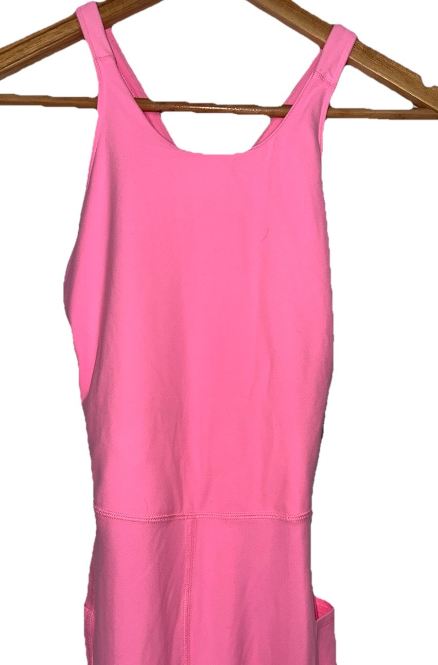 New Free People Movement Never Better High Neck One Piece Light Pink Neon Small
